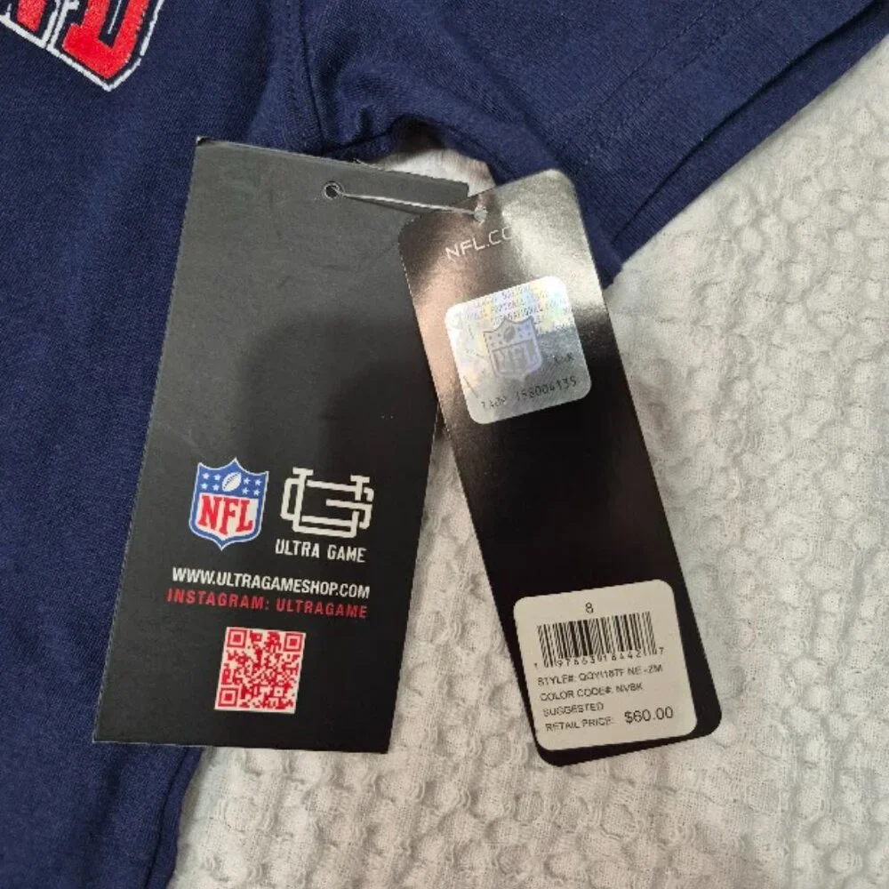 New England Patriots NFL Youth Size 8 T Shirt Sweats‎ Pants 2 Piece Set New